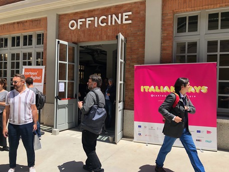 Cartoon digital alla manifattura tabacchi di Cagliari