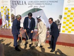 Dubai2020, prima pietra Padiglione Italia