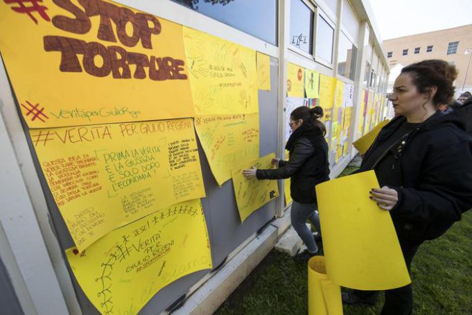March in memory of Giulio Regeni in Rome