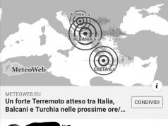 “Forte terremoto atteso in Italia”, le fake news sul web