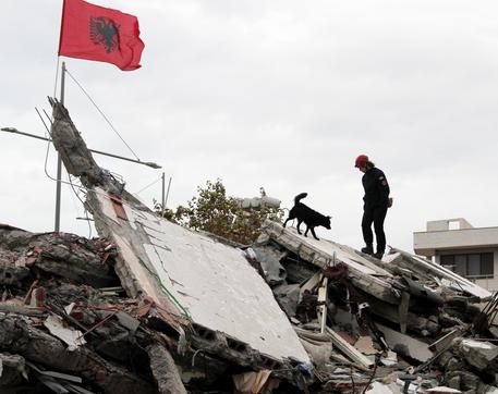 Earthquake aftermath in Albania
