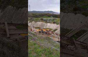 Tragedia sfiorata a Gonnesa, crolla un ponte: nessun ferito