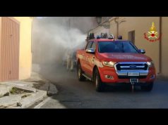 A Semestene le operazioni di sanificazione delle strade