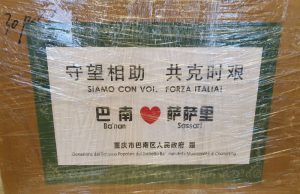 Sassari: dalla Cina arrivano mille tute protettive e 5mila mascherine