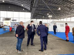 Cagliari, collaudato alla Fiera il nuovo ospedale da campo della Croce Rossa