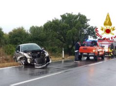 Incidente stradale sulla Ss 197: sul posto i Vigili del fuoco