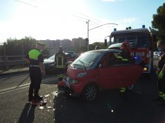 Viale Campioni d’Italia 1969/70 a Cagliari, scontro tra auto: forti rallentamenti al traffico