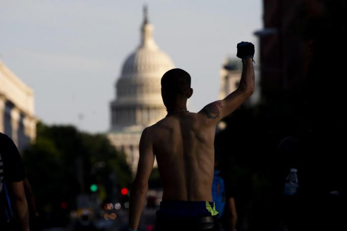 Black Lives Matter protest in Washington DC