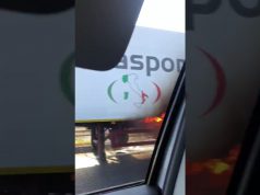 Sestu, rimorchio in fiamme sulla 131: traffico rallentato