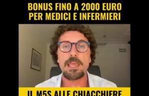 Toninelli (M5s): “Approvati bonus per medici e infermieri e la stabilizzazione dei precari”
