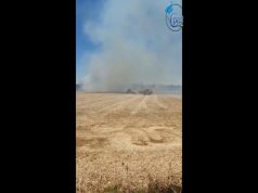 Incendio a Decimoputzu: fiamme vicino alle aziende agricole