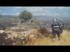 Fiamme a Sant’Isidoro, intervento del Paff