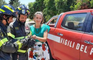 Solarussa, gattino cade in un canale: salvato dai Vigili del fuoco