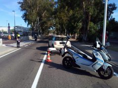Cagliari, incidente auto-moto: un ferito