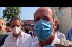 Zaia a Vo’ Euganeo per ringraziare i cittadini dopo l’emergenza Covid