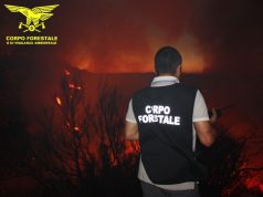 Ancora fiamme nel comune di Paulilatino: in azione un Super Puma e due Canadair