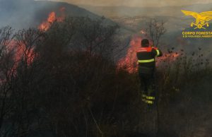 Brucia la campagna tra Lodè e Onanì: in azione elicotteri, il Super Puma e un Canadair