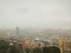 Maltempo: nubifragio e raffiche di vento a Cagliari, strade e scantinati allagati