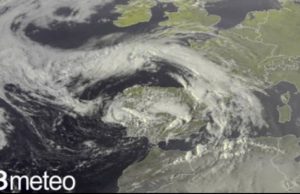 Meteo. Ecco Alpha, la tempesta sub tropicale a ridosso del Portogallo