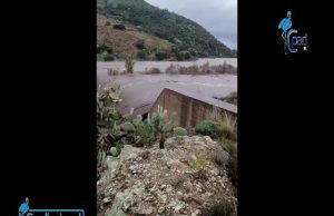 Le drammatiche immagini del Cedrino in piena: crolla un ponte