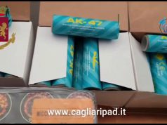 Cagliari scoperti 176 kg di botti illegali. Sequestrati anche i micidiali candelotti Ak-47