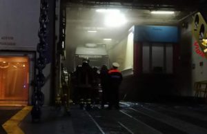 Fiamme nella stiva di una nave diretta a Porto Torres