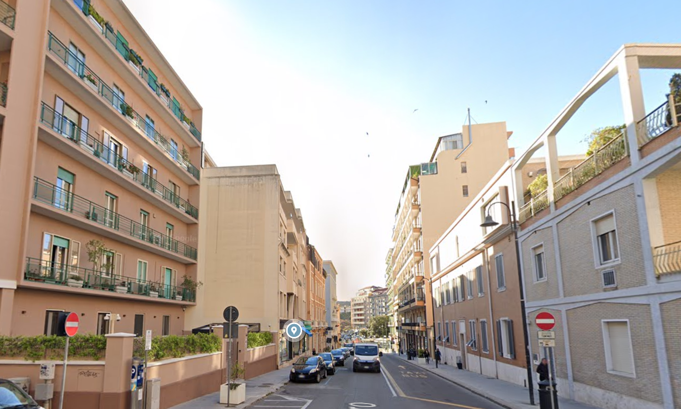via della pineta cagliari maps